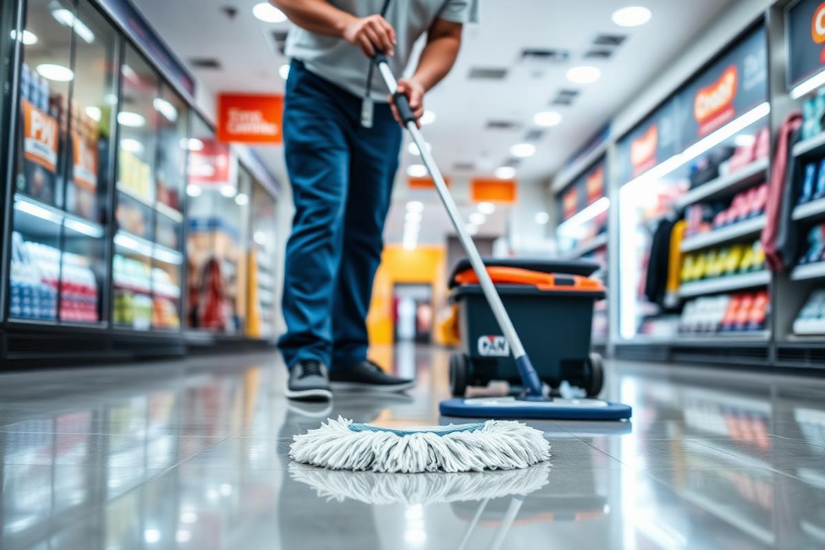 Entretien de plancher commercial par GreenClean